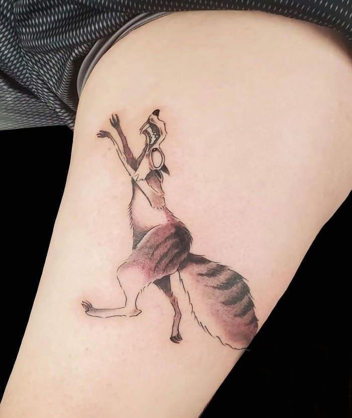 30 Funny Scrat Tattoos You Must Love