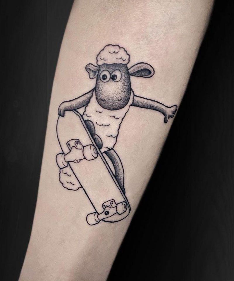 21 Cute Shaun The Sheep Tattoos You Can Copy