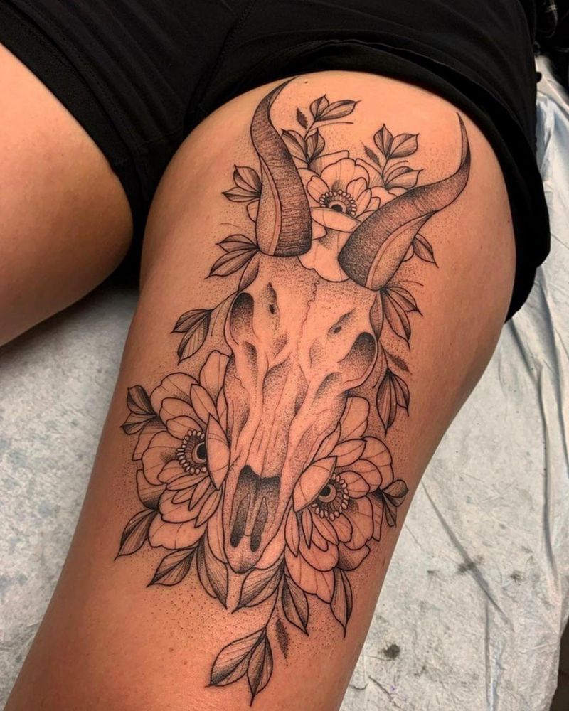 30 Unique Springbok Tattoos You Must Love