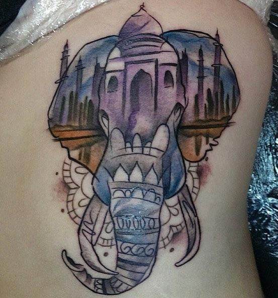 30 Exciting Taj Mahal Tattoos Give You Inspiration