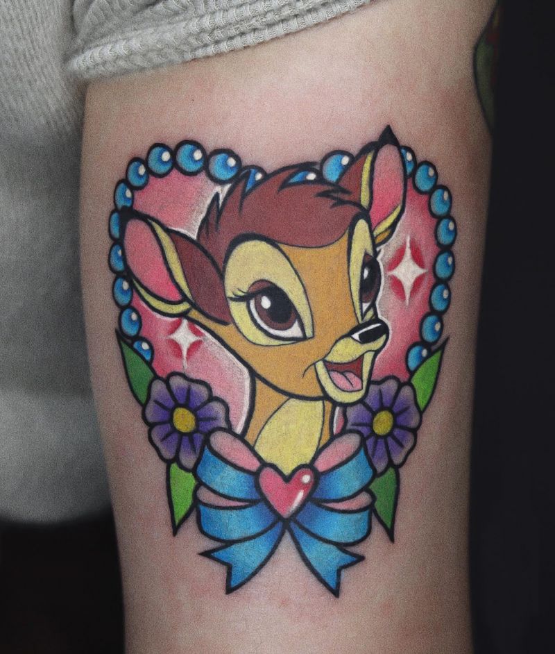 30 Cute Bambi Tattoos You Can Copy