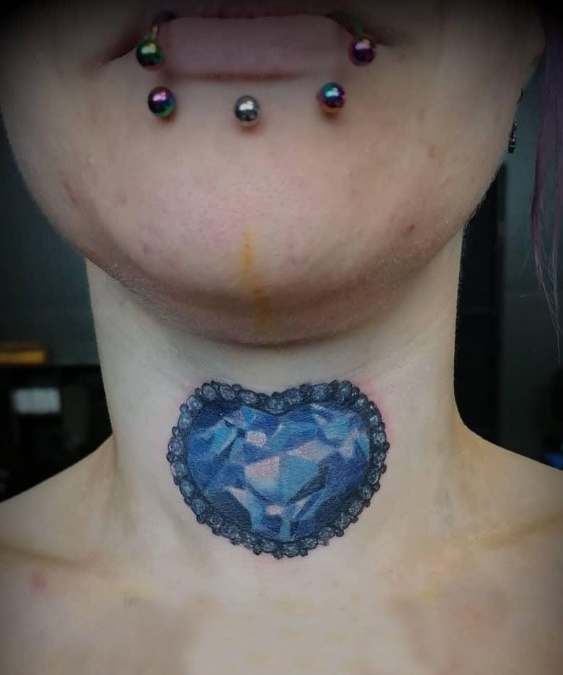 30 Pretty Heart of The Ocean Tattoos You Must Try