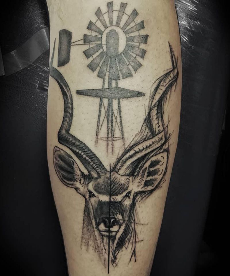 30 Unique Kudu Tattoos You Can Copy