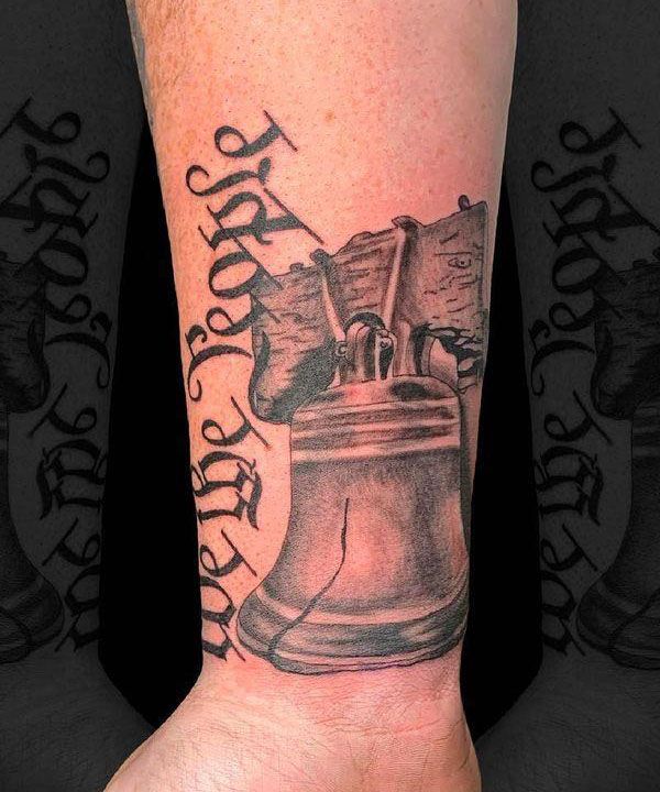 30 Unique Liberty Bell Tattoos You Must See