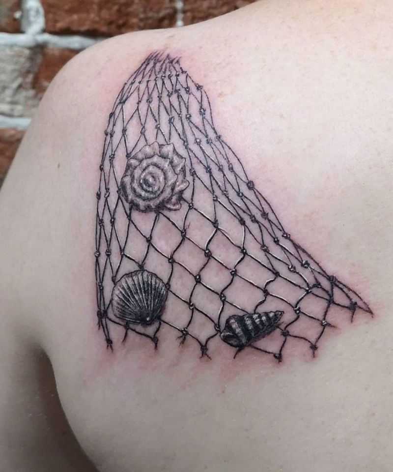 30 Pretty Net Tattoos You Must Love