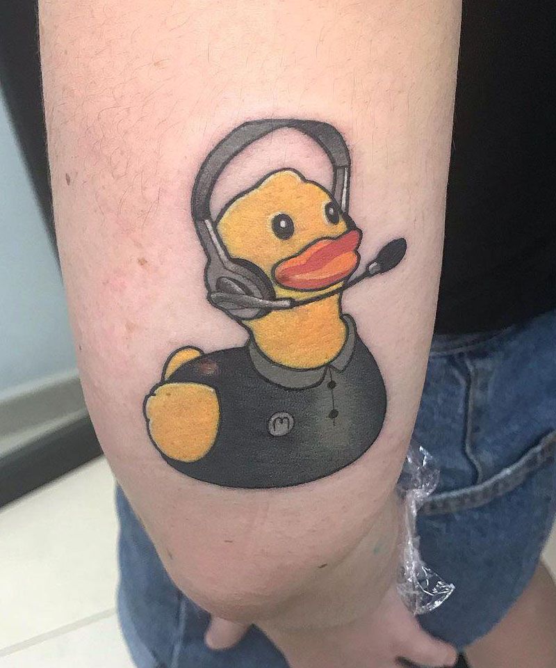 30 Cute Rubber Duck Tattoos You Can Copy