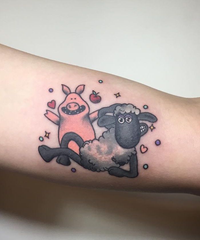 21 Cute Shaun The Sheep Tattoos You Can Copy