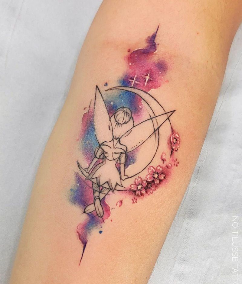 30 Pretty Tinker Bell Tattoos You Must Love