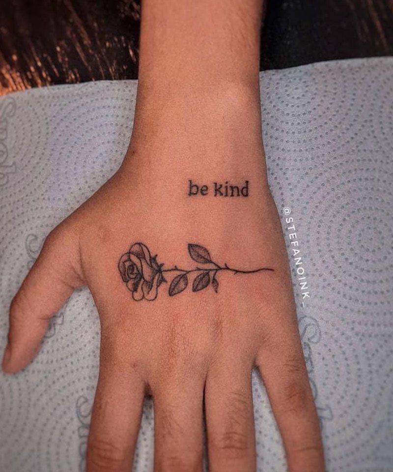 30 Pretty Be Kind Tattoos You Will Love