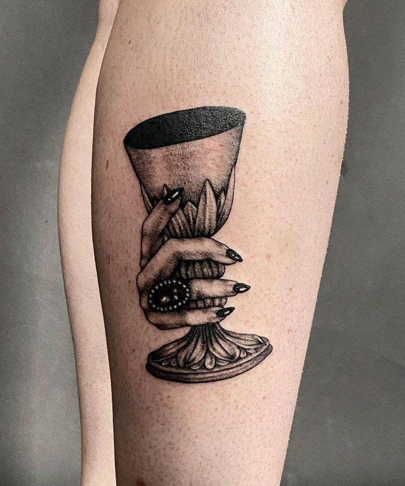 30 Unique Chalice Tattoos You Can Copy