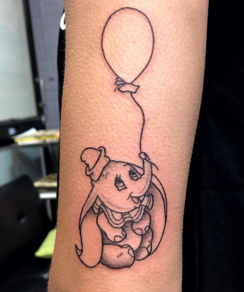 30 Cute Dumbo Tattoos for Your Inspiration