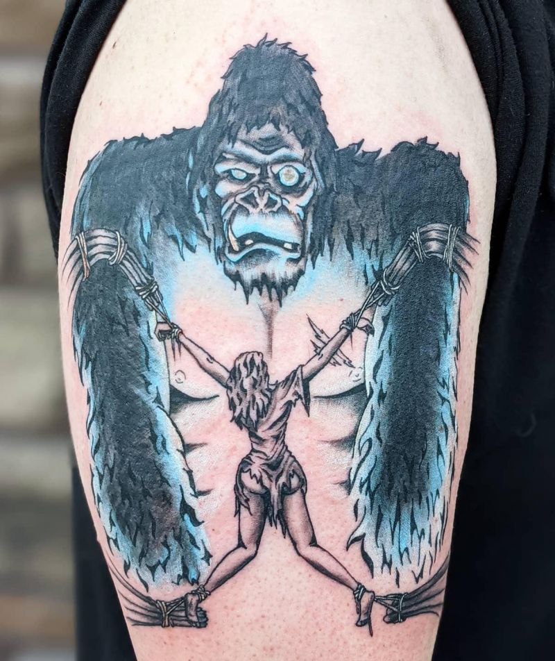 30 Amazing King Kong Tattoos You Must Love