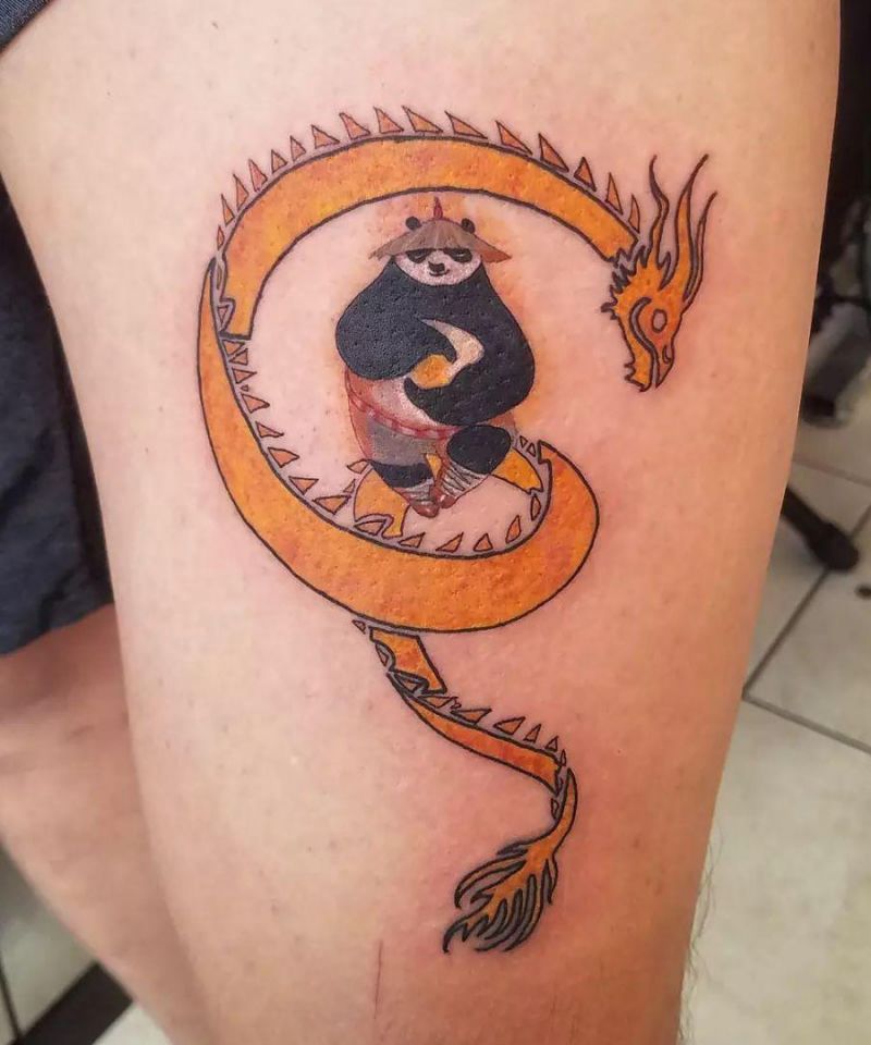 30 Cute Kung Fu Panda Tattoos You Must See