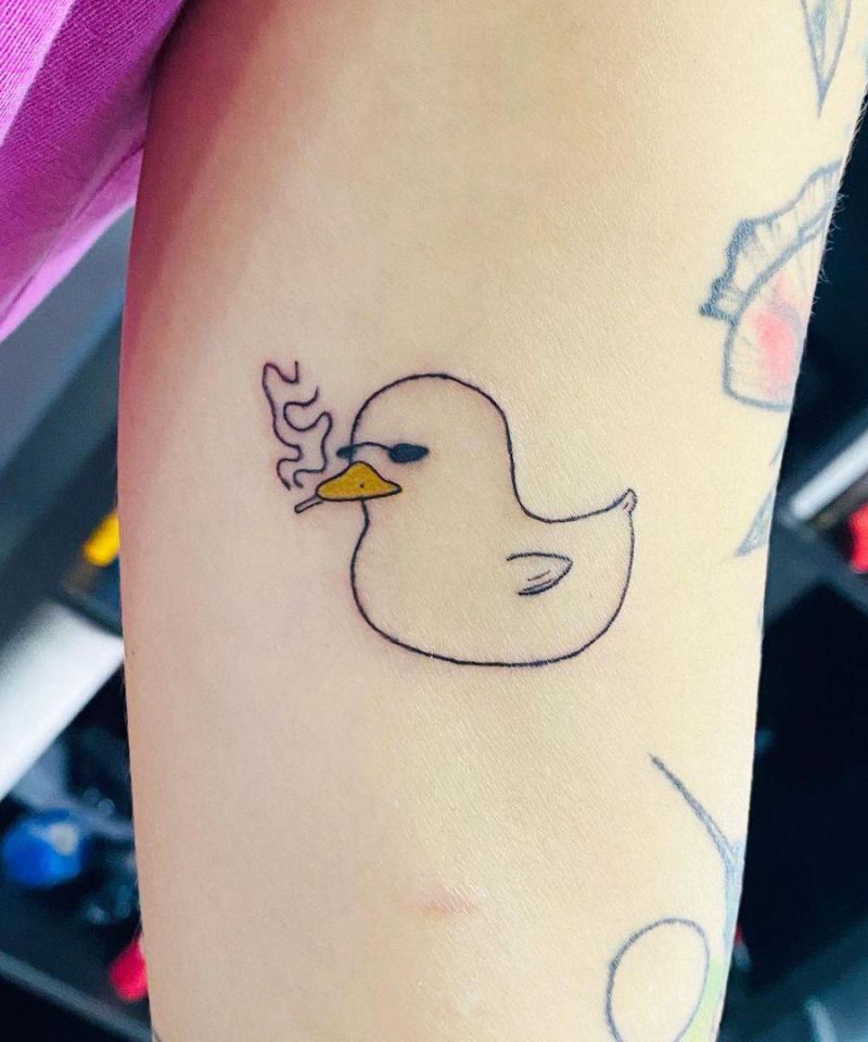 30 Cute Rubber Duck Tattoos You Can Copy