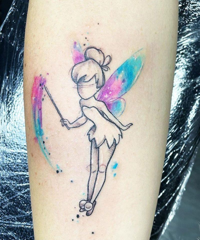 30 Pretty Tinker Bell Tattoos You Must Love