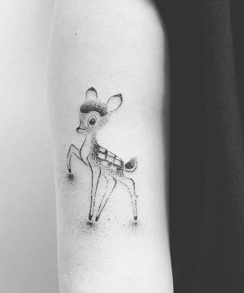 30 Cute Bambi Tattoos You Can Copy