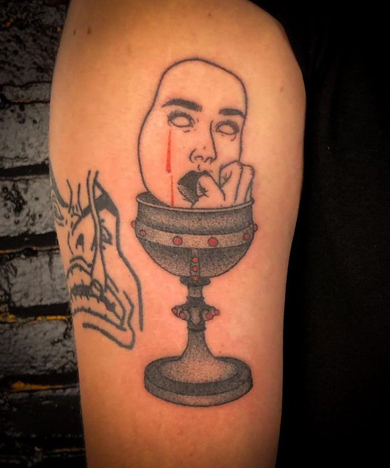 30 Unique Chalice Tattoos You Can Copy