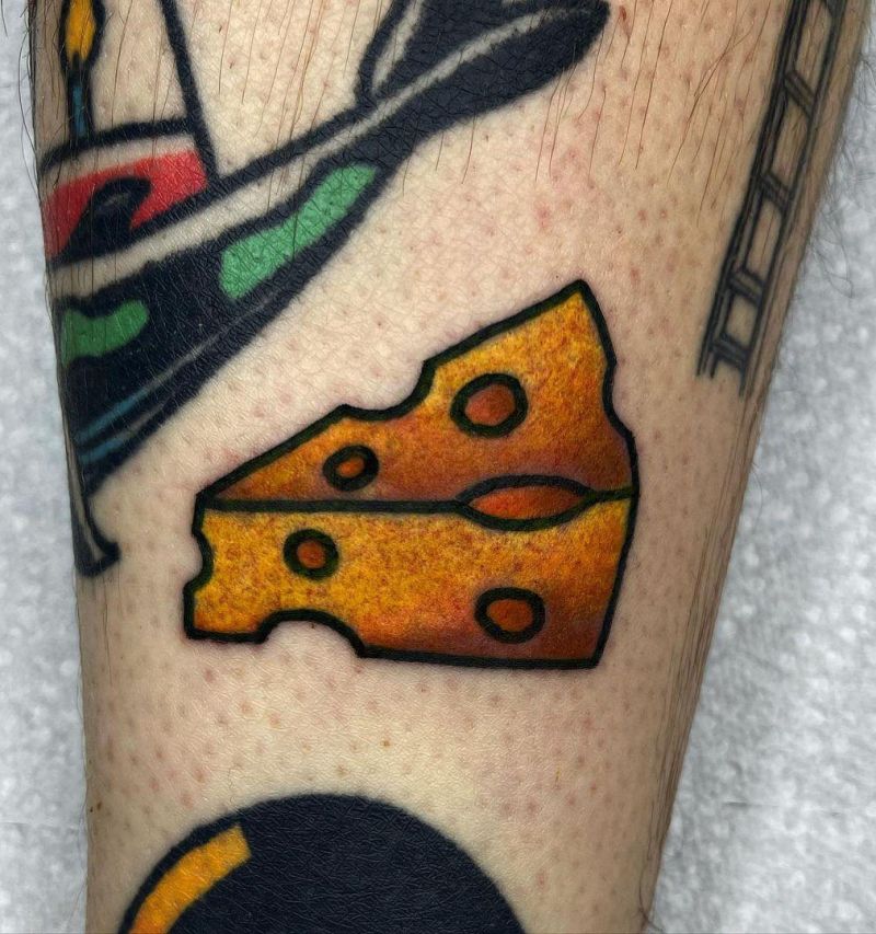 30 Unique Cheese Tattoos for Your Inspiration