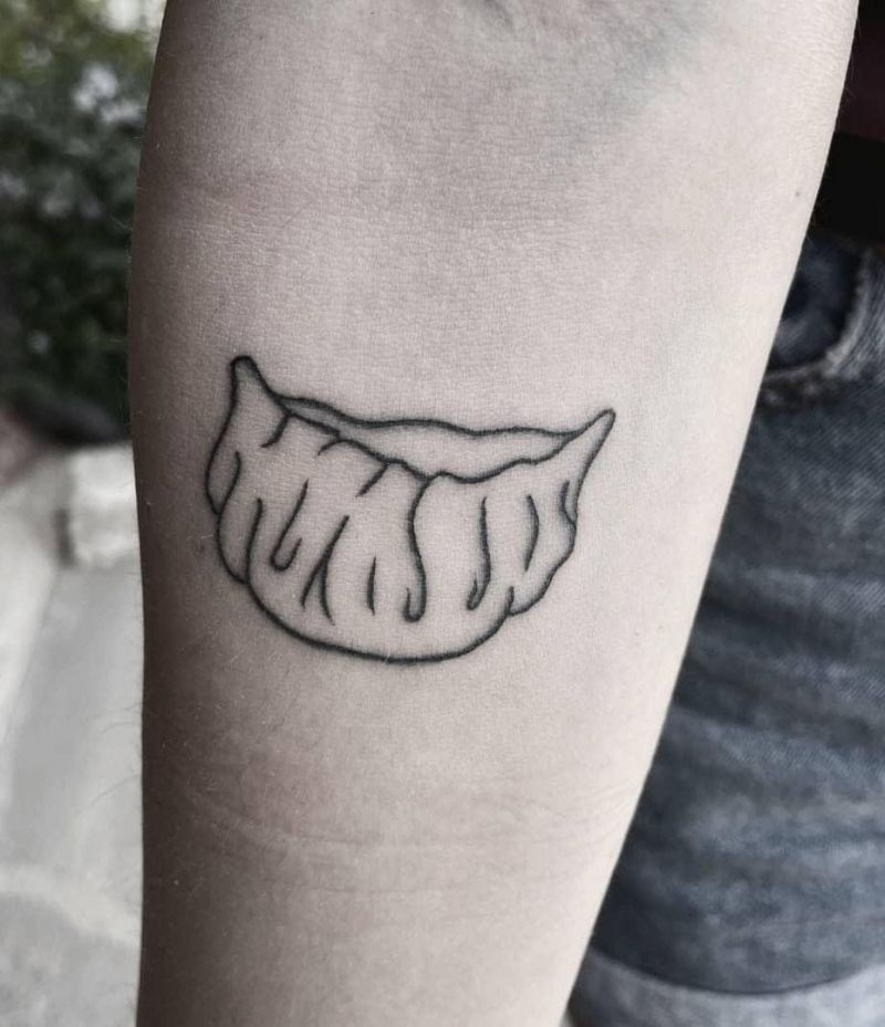 30 Unique Dumpling Tattoos Give You The Enjoyment of Delicious Food