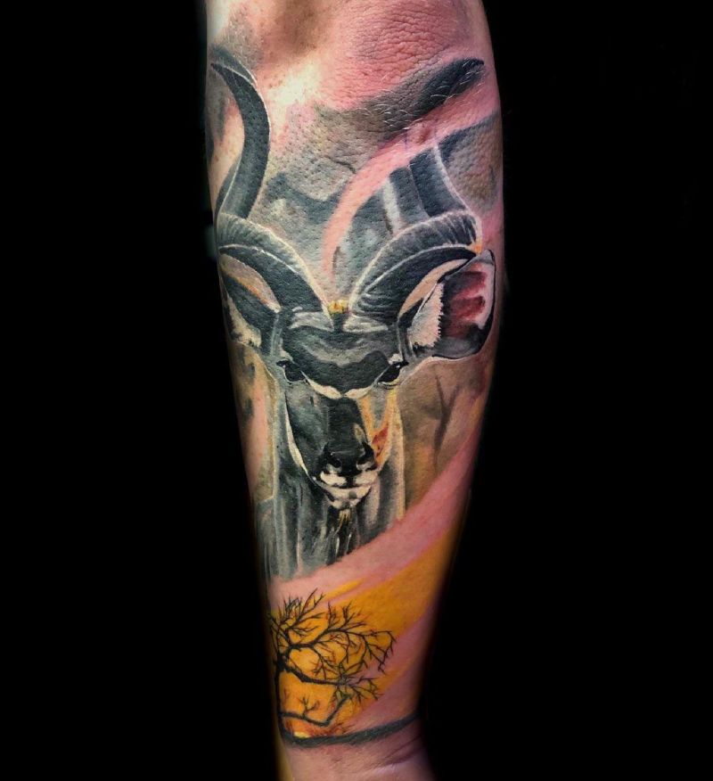 30 Unique Kudu Tattoos You Can Copy