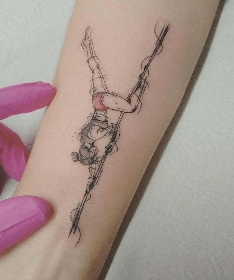 30 Pretty Pole Dance Tattoos Improve Your Temperament