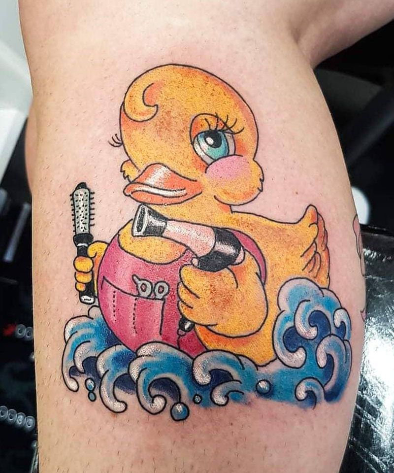 30 Cute Rubber Duck Tattoos You Can Copy