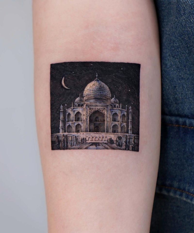 30 Exciting Taj Mahal Tattoos Give You Inspiration