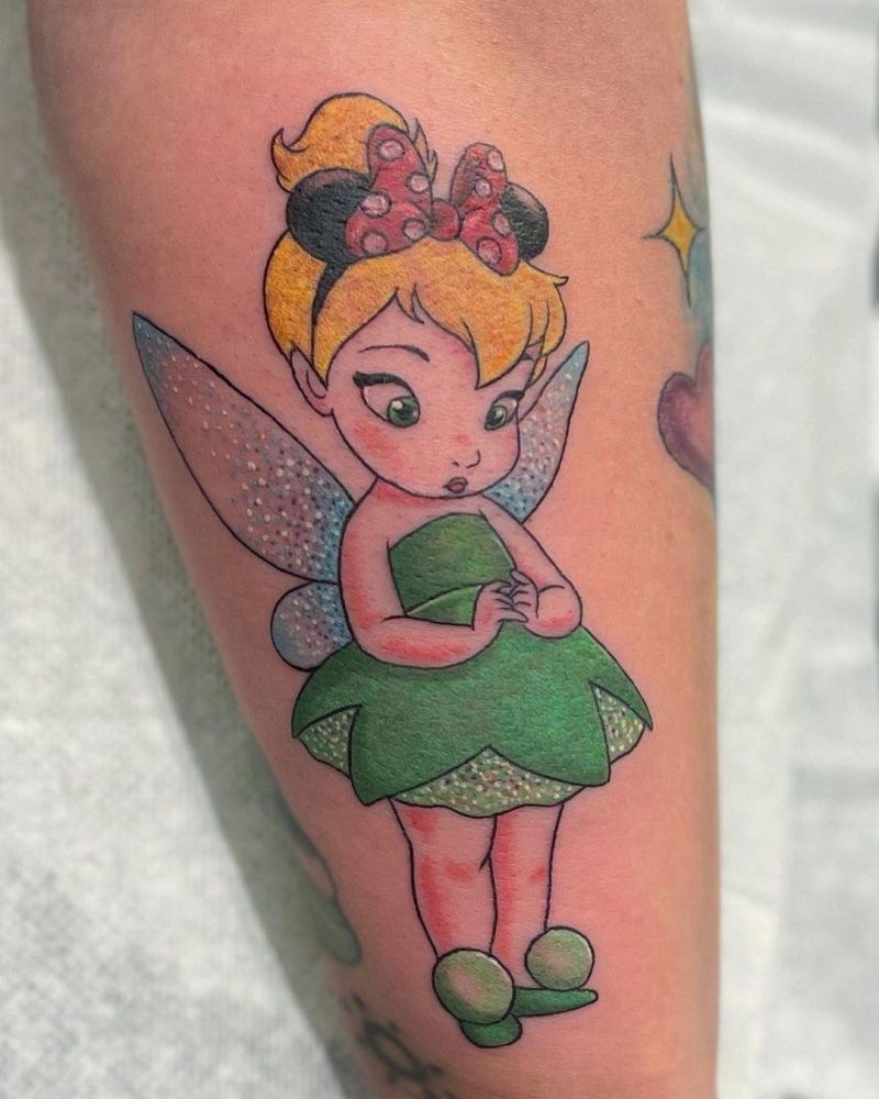 30 Pretty Tinker Bell Tattoos You Must Love