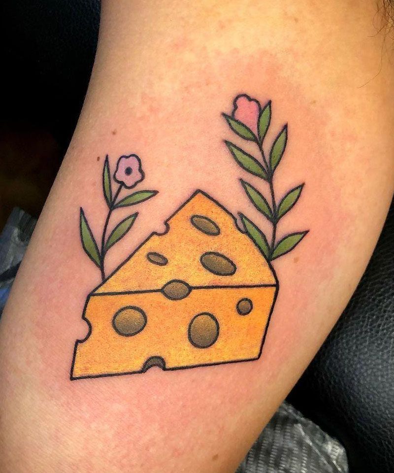 30 Unique Cheese Tattoos for Your Inspiration