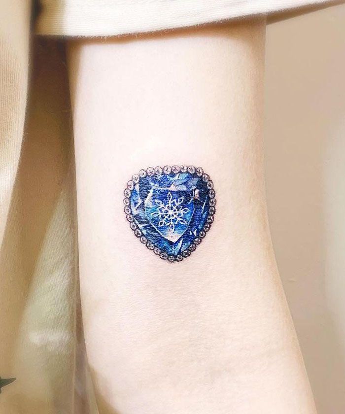 30 Pretty Heart of The Ocean Tattoos You Must Try