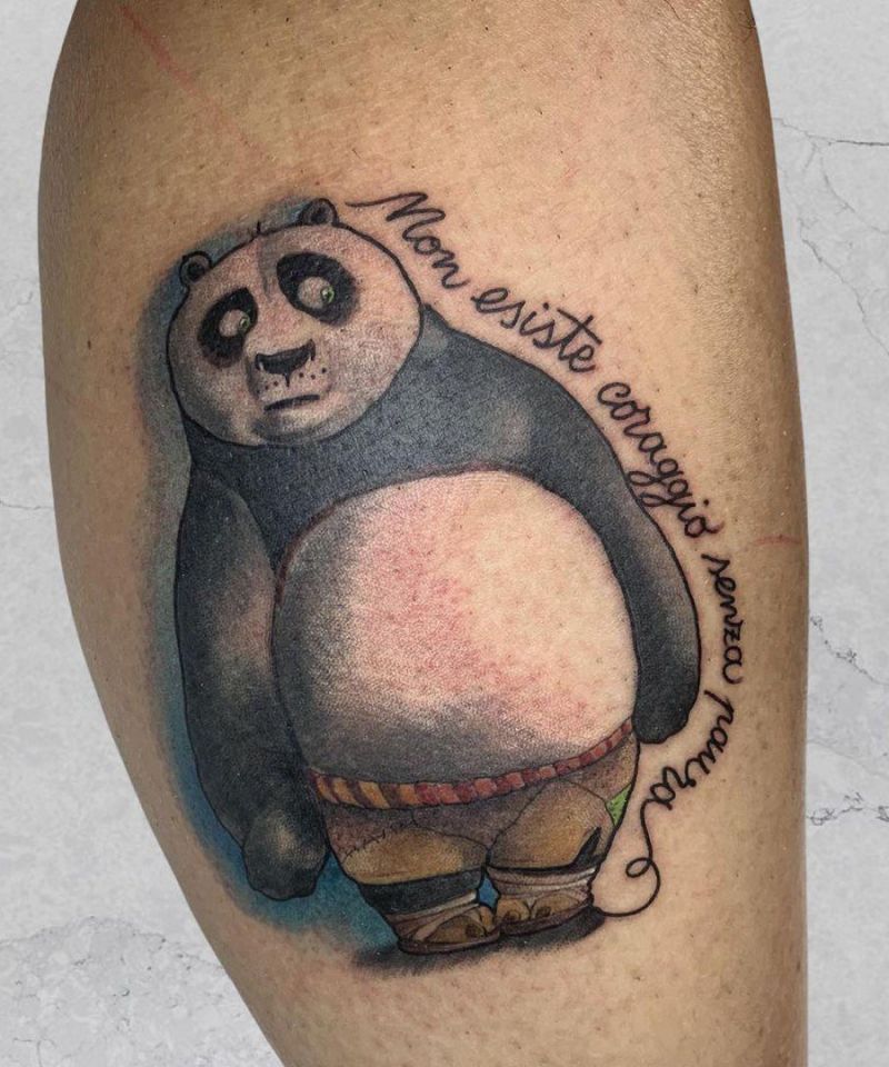 30 Cute Kung Fu Panda Tattoos You Must See