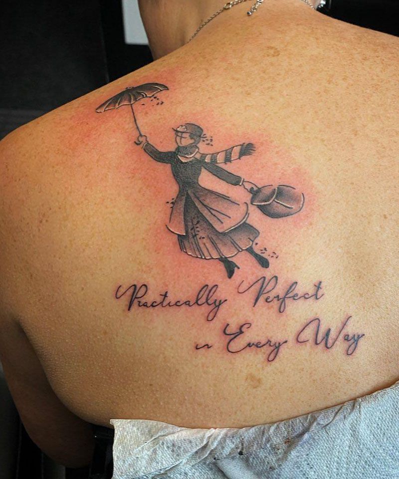 30 Pretty Mary Poppins Tattoos Give You Inspiration