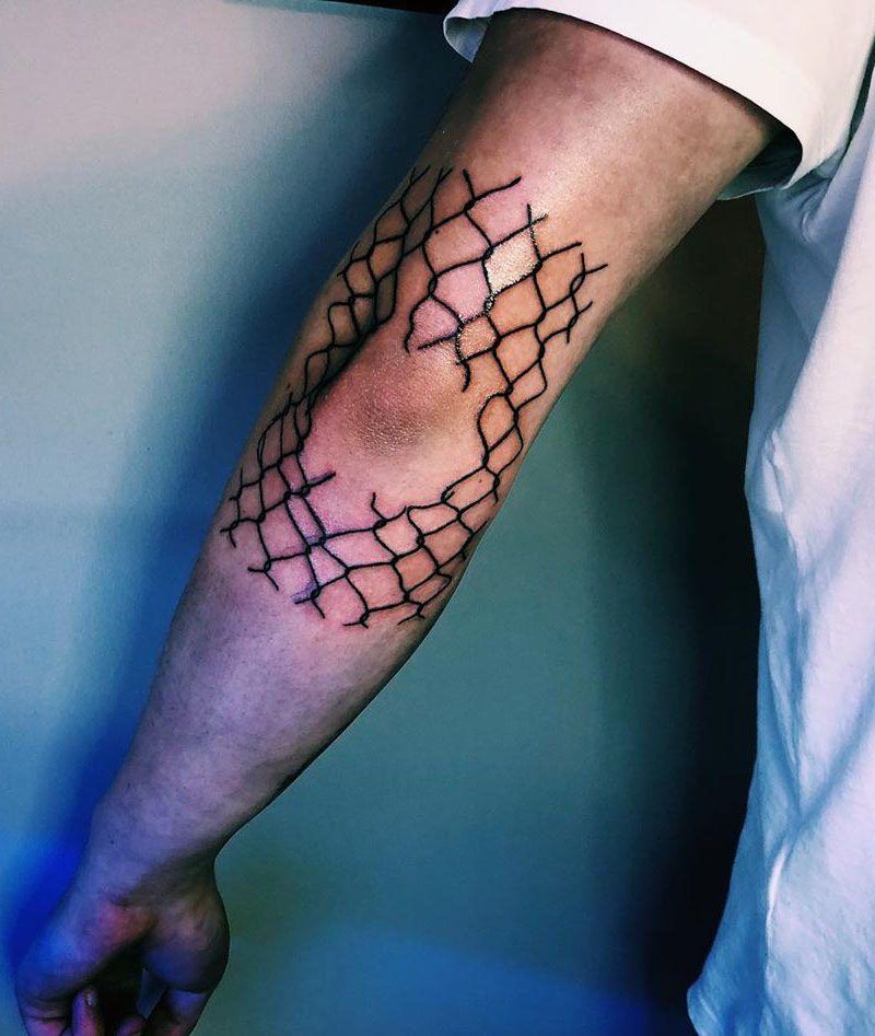 30 Pretty Net Tattoos You Must Love