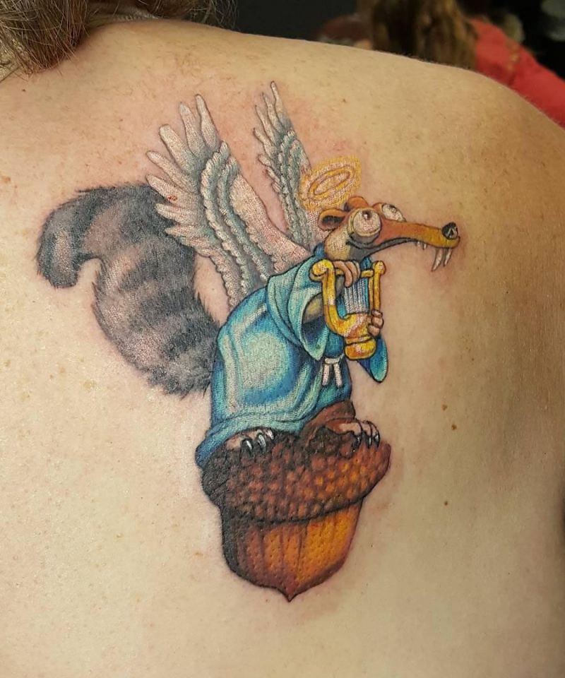 30 Funny Scrat Tattoos You Must Love