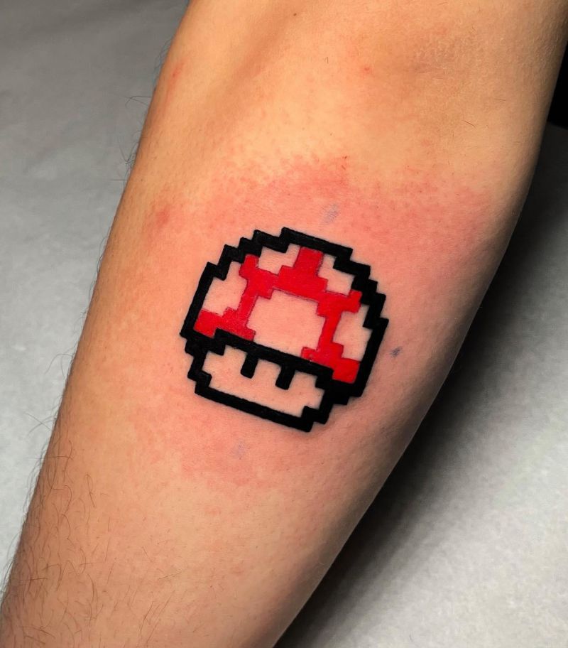 30 Unique Super Mario Tattoos You Will Love