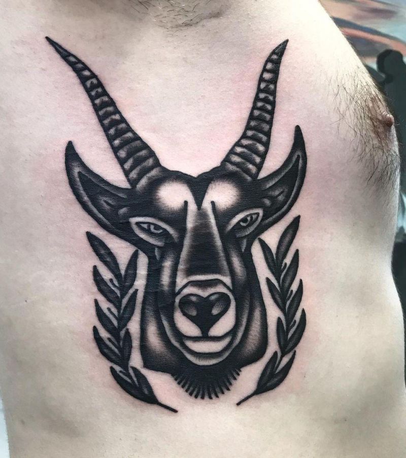 30 Pretty Antelope Tattoos You Will Love