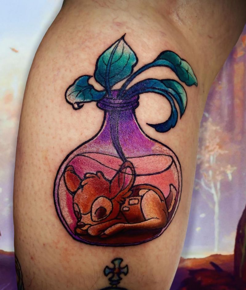 30 Cute Bambi Tattoos You Can Copy