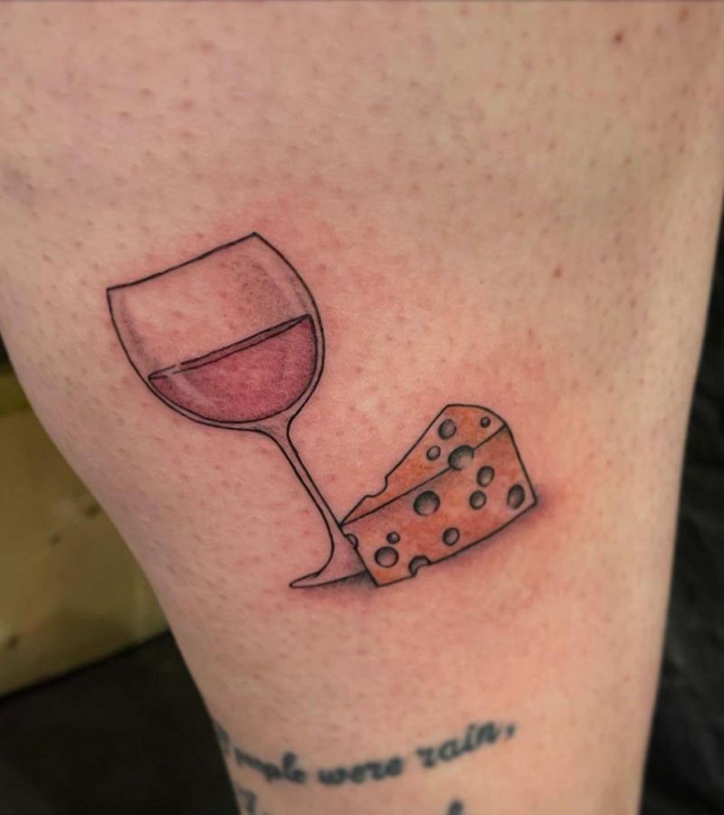 30 Unique Cheese Tattoos for Your Inspiration