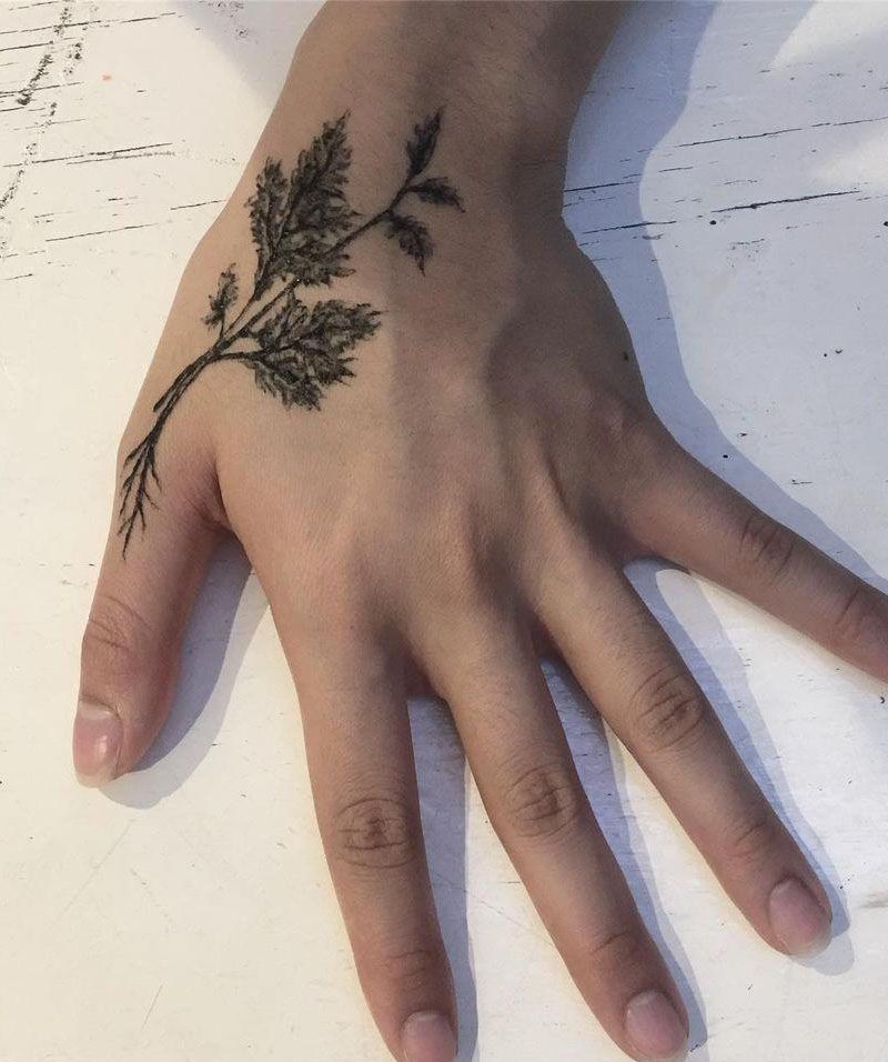 28 Unique Coriander Tattoos You Must Love