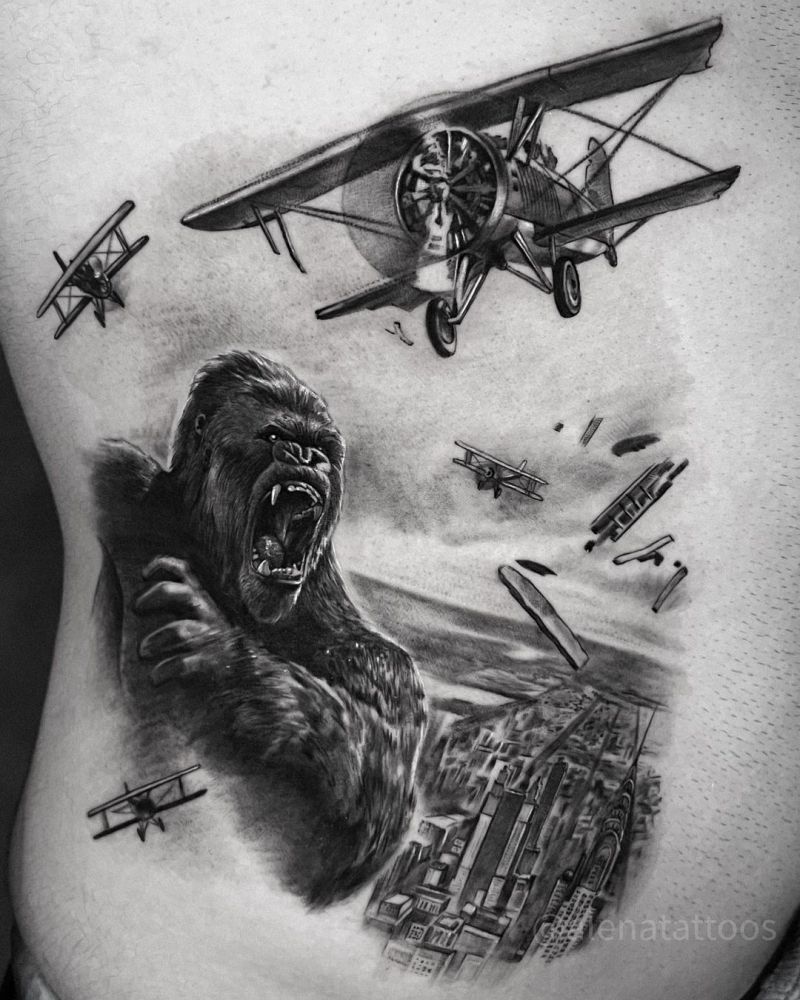 30 Amazing King Kong Tattoos You Must Love