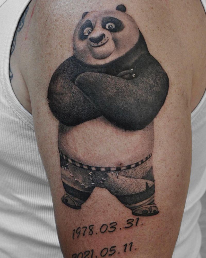 30 Cute Kung Fu Panda Tattoos You Must See