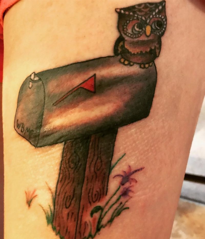 29 Unique Mailbox Tattoos Give You Ideas