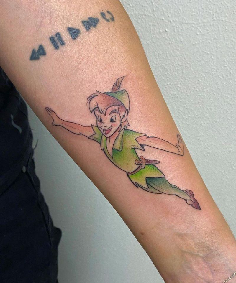 30 Unique Peter Pan Tattoos for Your Inspiration