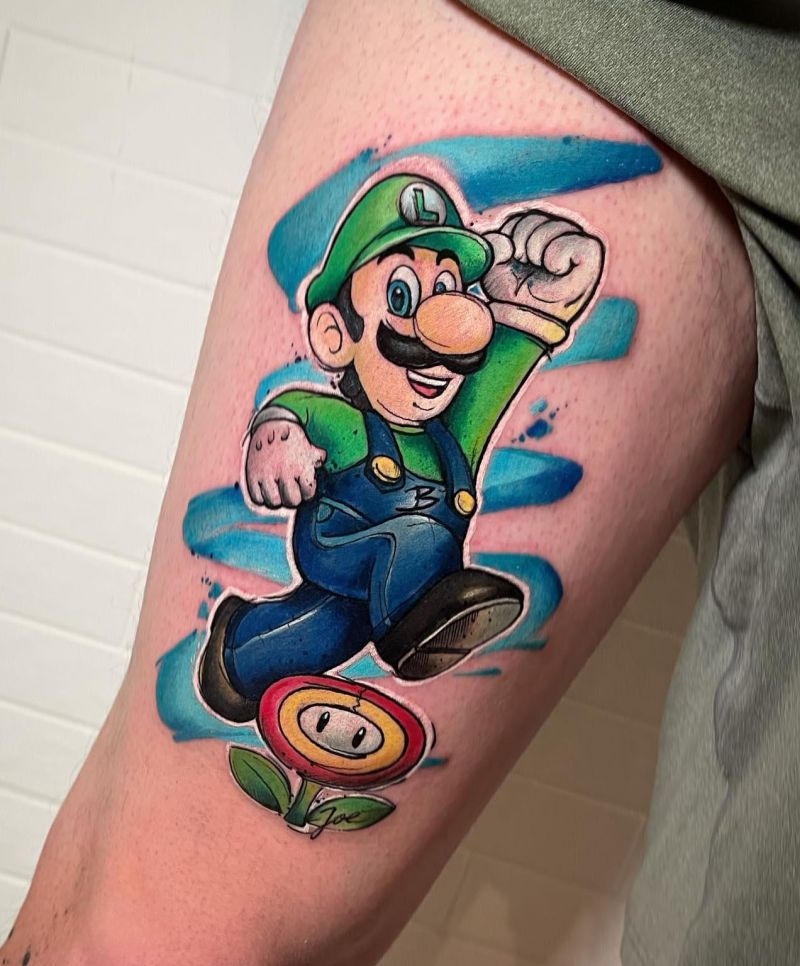 30 Unique Super Mario Tattoos You Will Love