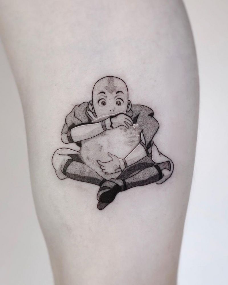 30 Unique Aang Tattoos to Inspire You