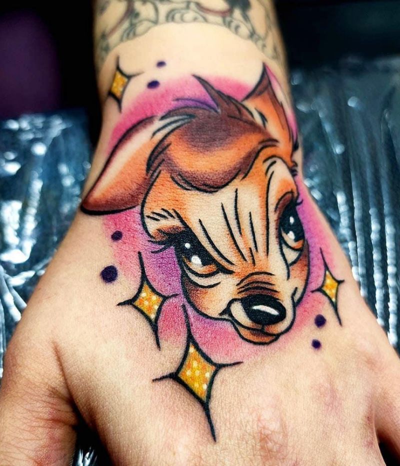 30 Cute Bambi Tattoos You Can Copy