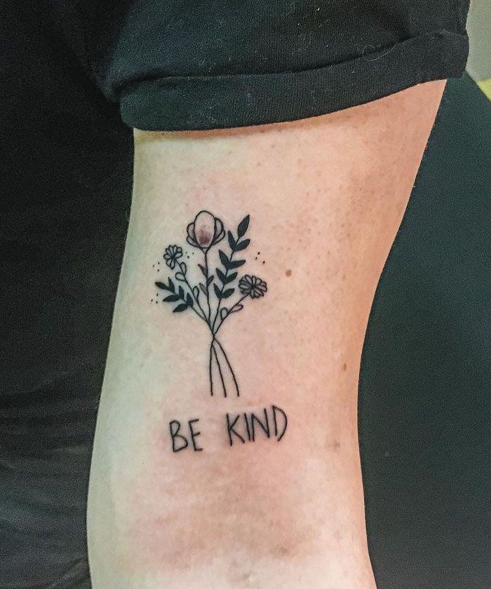 30 Pretty Be Kind Tattoos You Will Love