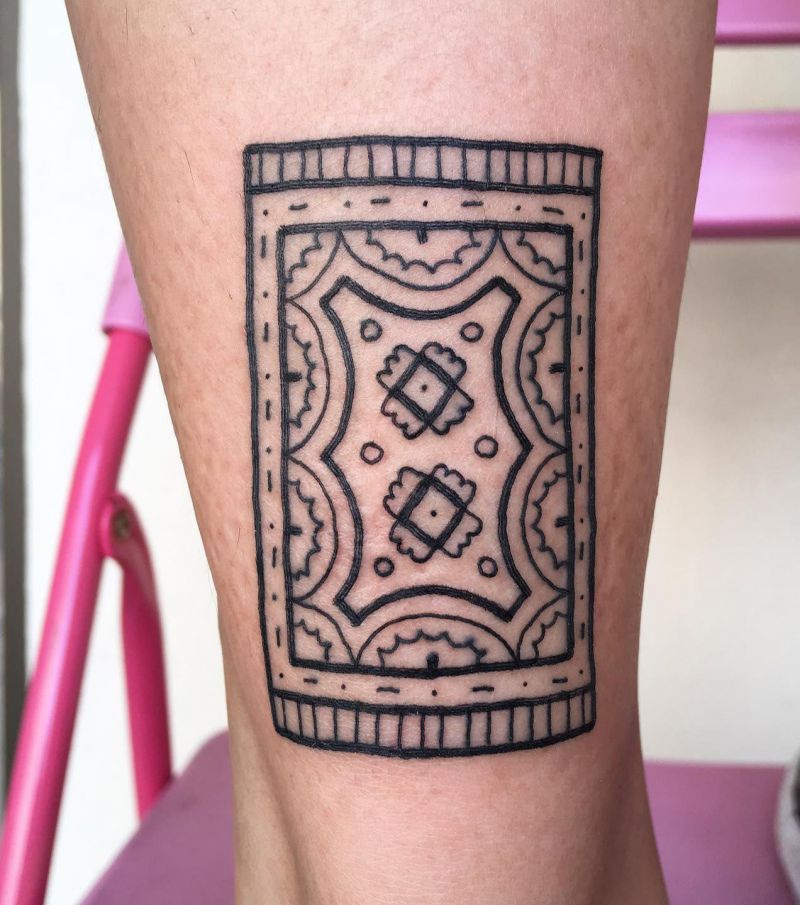 30 Unique Carpet Tattoos You Must Love