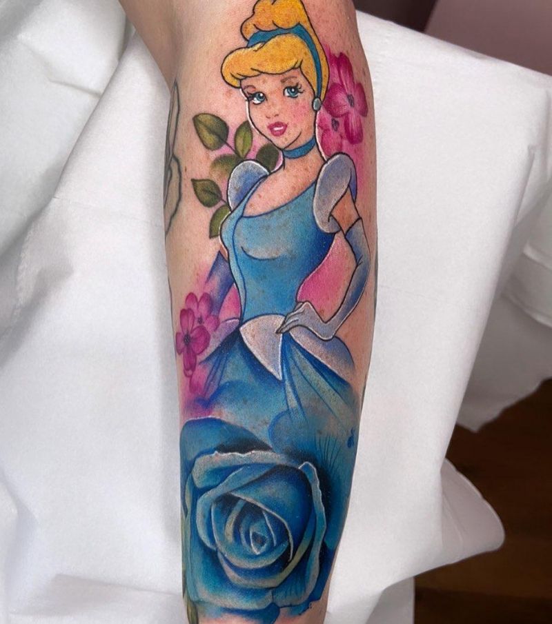 30 Pretty Cinderella Tattoos You Must Love