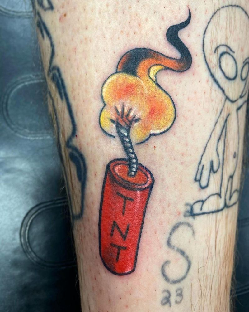 30 Unique Dynamite Tattoos You Must Love